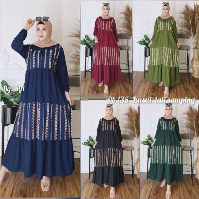 Grosir Longdress Midi Jumbo Daster Midi Jumbo Daster Arab Jumbo Ld 130