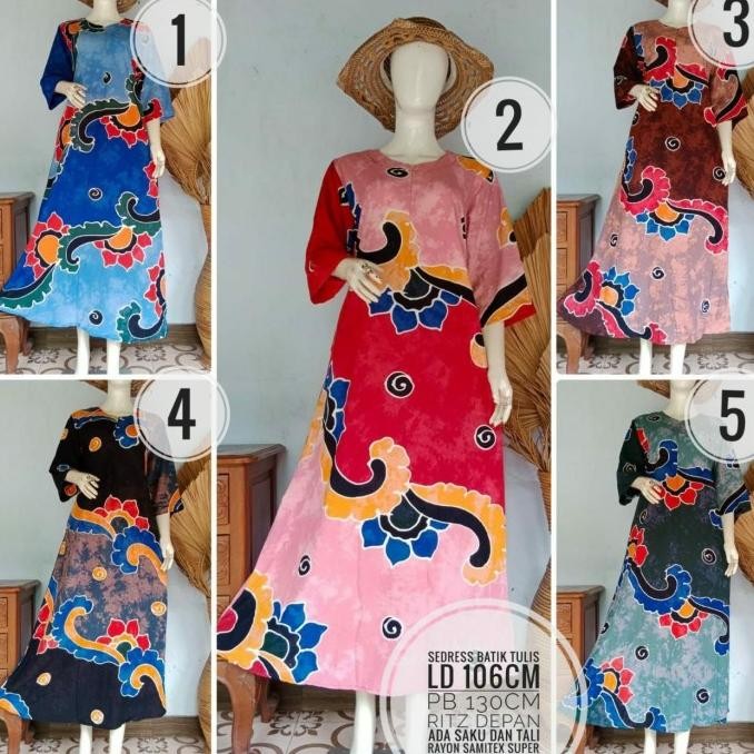 Grosir Daster Batik Tulis / Baju Tidur / Daster Cantik Batik Pekalon