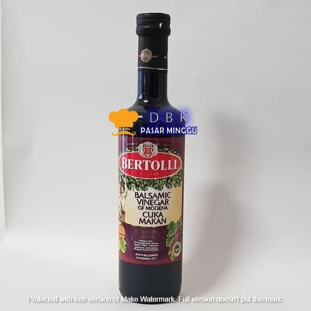 

Bertolli Balsamic Vinegar 500Ml Dressing Salad Cuka Makan