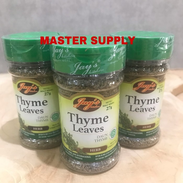 

Jay Thyme Leave 27 Gr Daun Thyme Daun Ti Halal