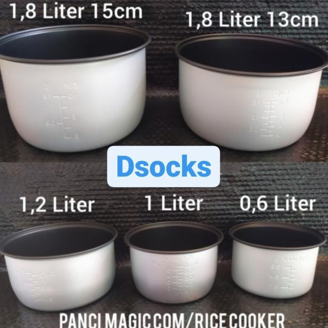 PANCI RICE COOKER MAGIC COM TEFLON MIYAKO COSMOS 0,6 1 1,2 1,8 LITER