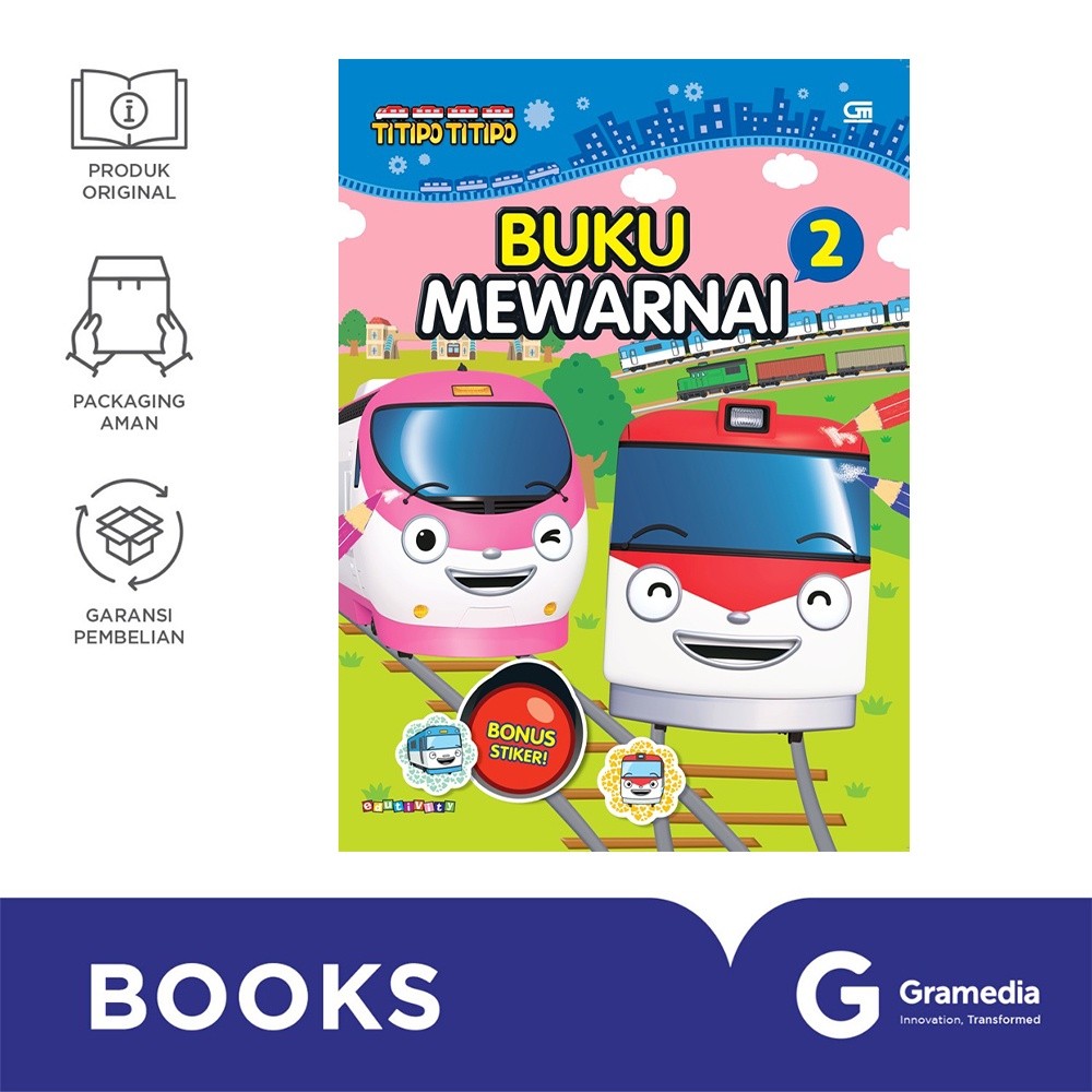 Gramedia GTC- Titipo: Buku Mewarnai 2