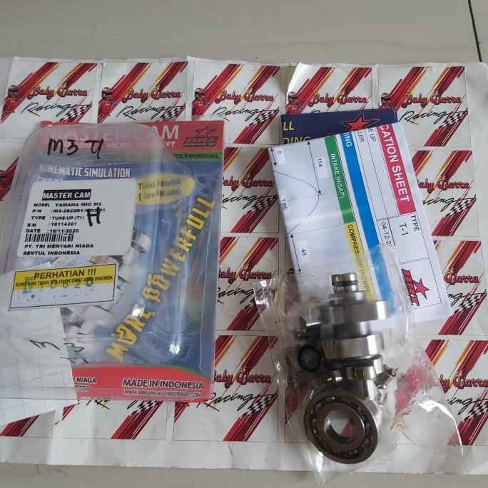 MASTER CAM SHAFT NOKEN AS KEM BRT RACING MIO M3 SOUL GT 125 CC T1