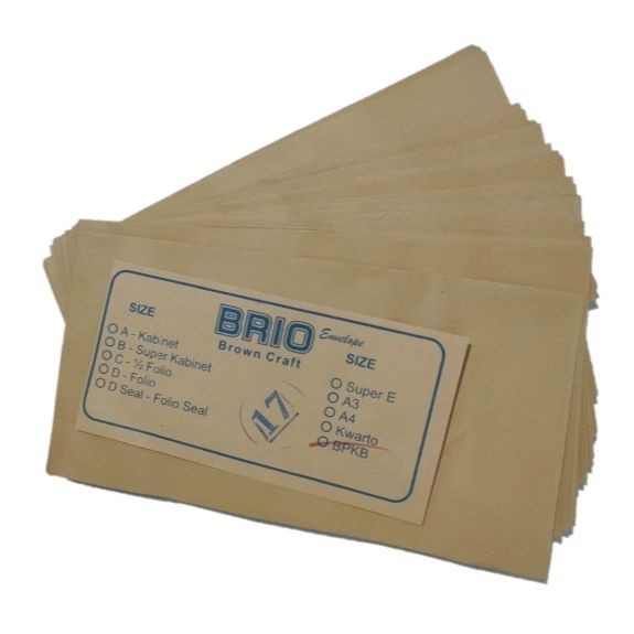 

Amplop Coklat Brio Ukuran Super Kabinet Cabinet