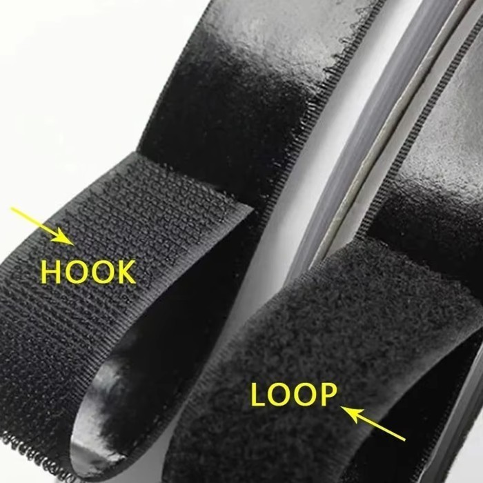 

Lakban Perekat Velkro Taffpack Magic Tape Hook And Loop Adhesive Sticker Nilon Serbaguna 1M 3M