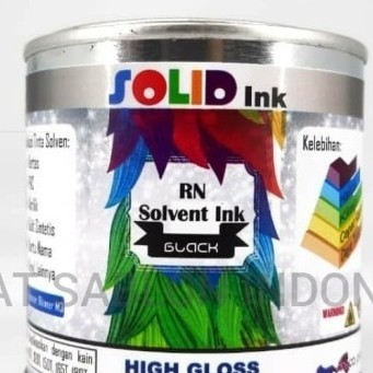 

Tinta Sablon Pvc Solid Ink Black Hitam 1Kg