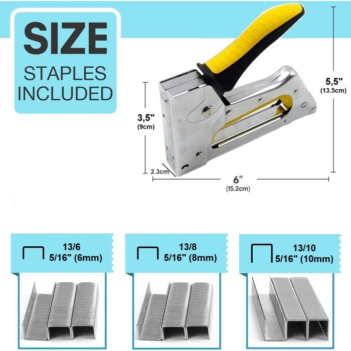 

Alat Staples Tembak Jok Kulit Motor / Stapler Kayu / Guntacker Ts 610R