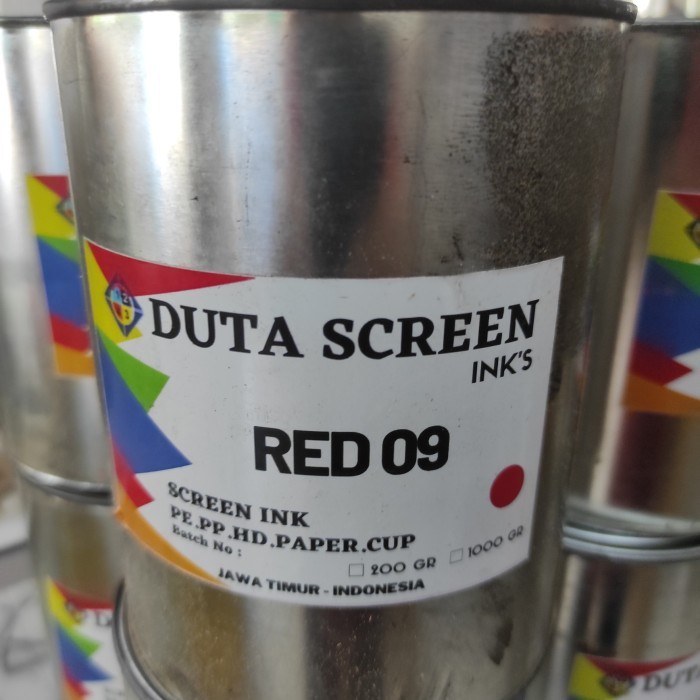 

Tinta Duta Screen Red 09 1Kg