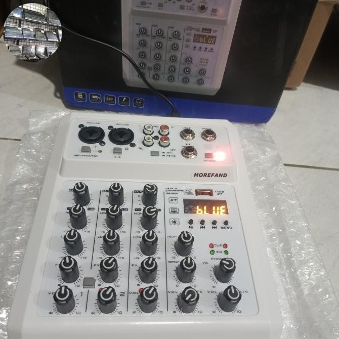 Promo Audio Mini Mixer 4 Channal Bluetooth Murah