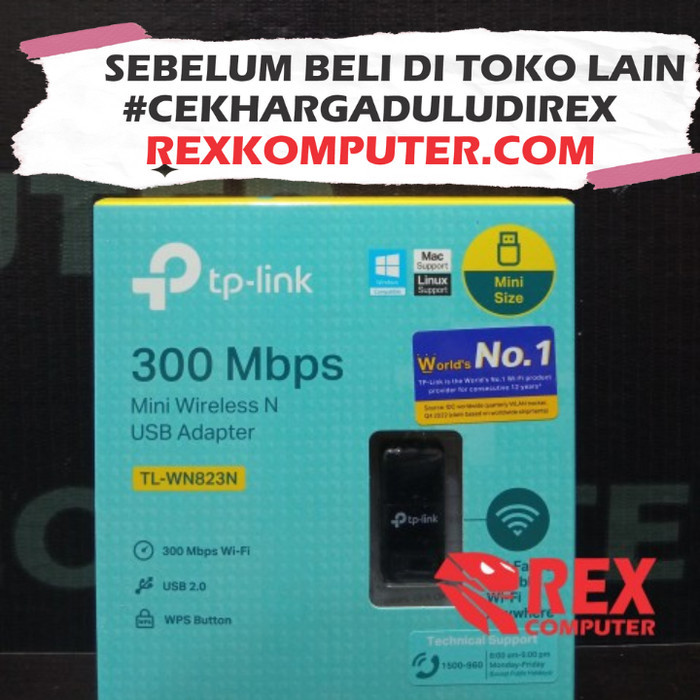 USB WIFI TP LINK WN823N 300MBPS