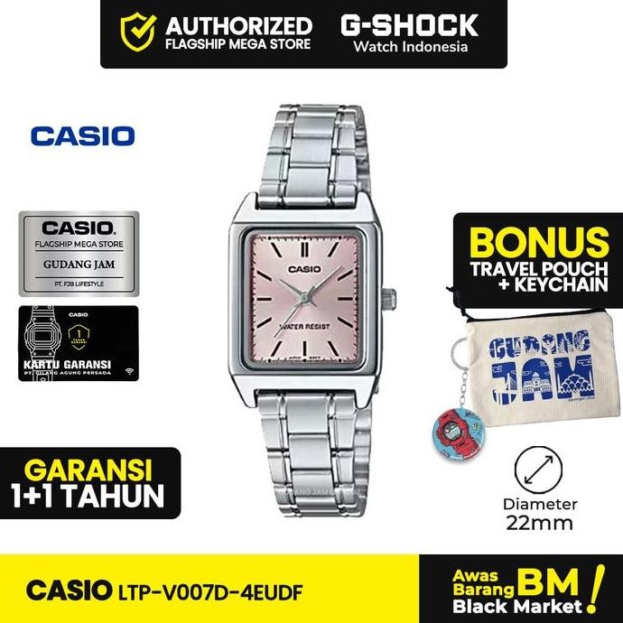 Casio General LTP-V007D-4EUDF | Jam Tangan Wanita Cewek | Analog | Anti Air | Original | Casio Watch