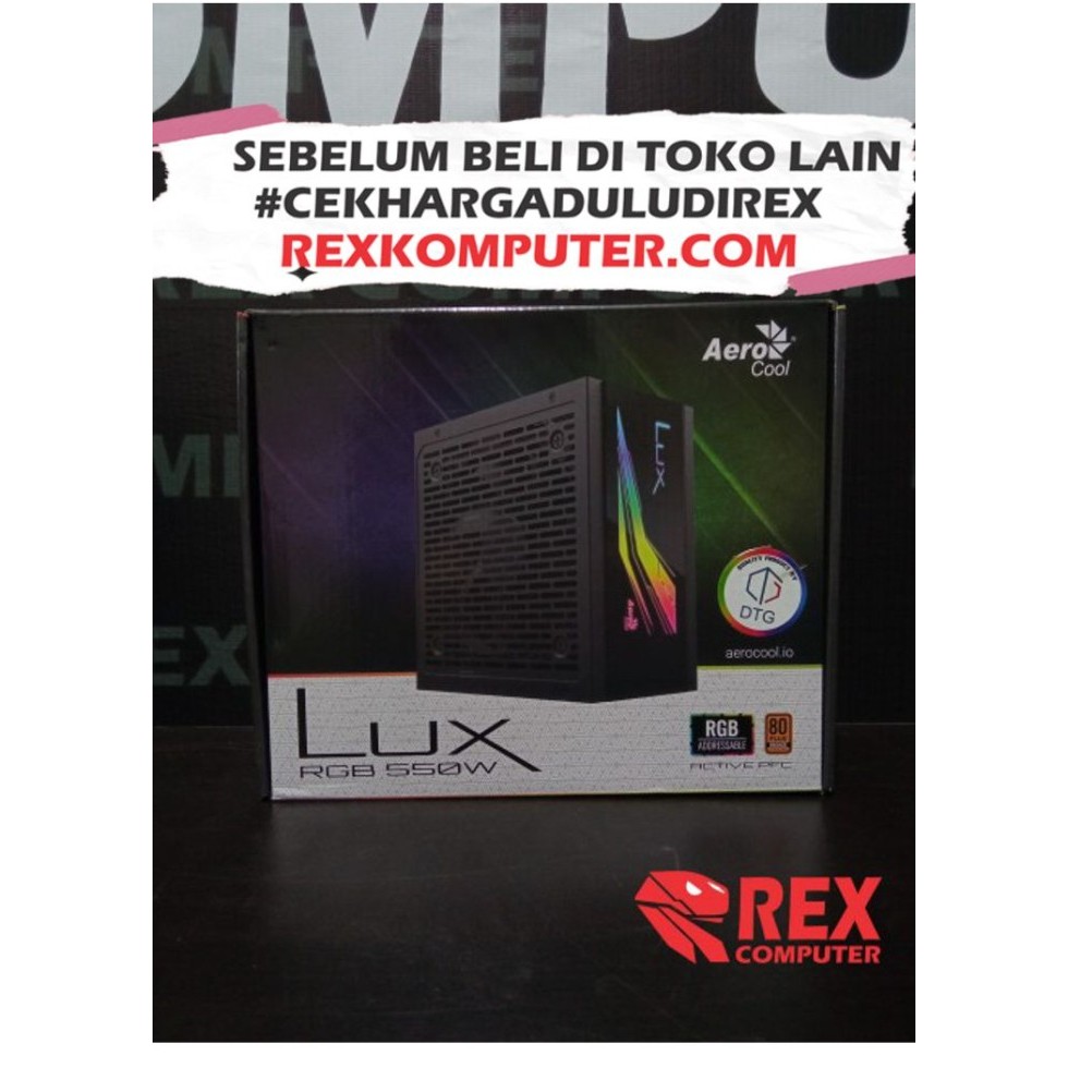 PSU AEROCOOL LUX RGB 550W