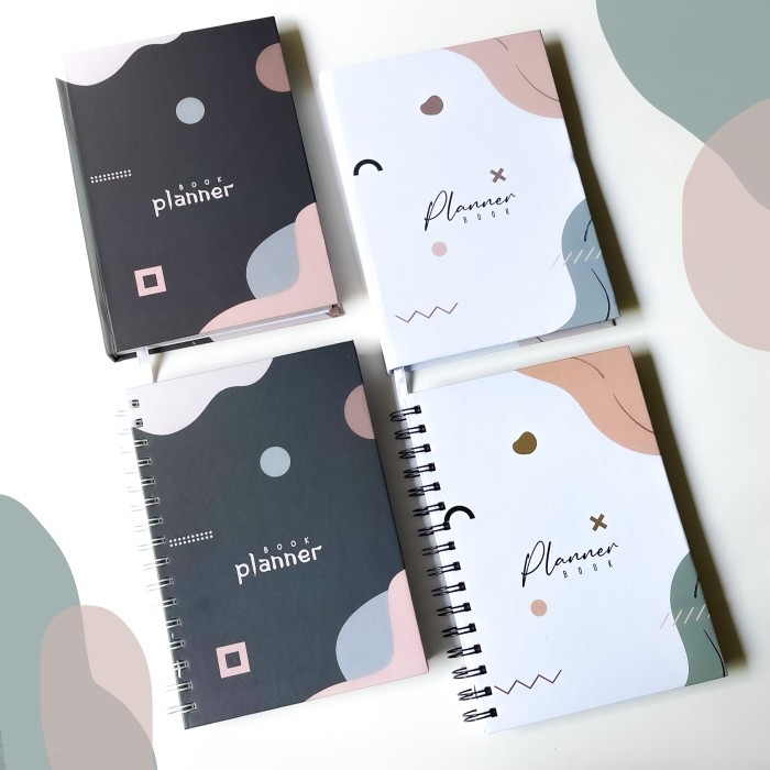 

HRG DISKON Planner 2024 2025 Hardcover Undated / Monthly Planner / Weekly Planner