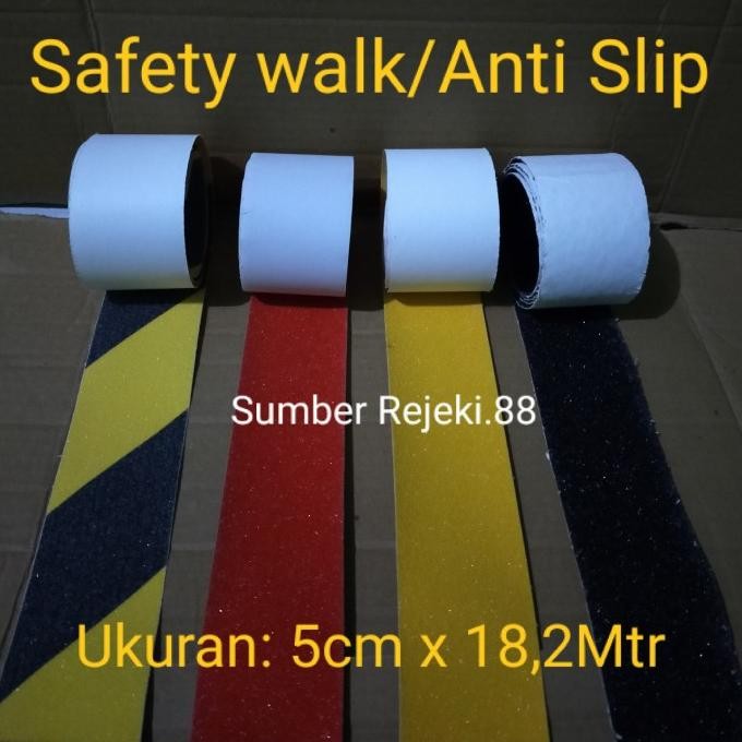 

ANTI SLIP TANGGA LAKBAN KASAR SAFETY WALK UKRAN 5CMX18,2M ISOLASI ASLI