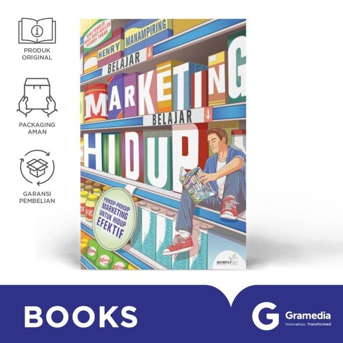 

New Gramedia Buku Belajar Marketing, Belajar Hidup (Henry Manampiring) 2024