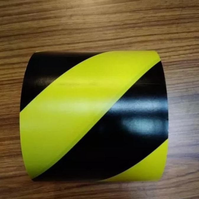 

3M PLOOR MARKING TAPE 766 YELLOW-BLCAK UKURAN 3"INCHI X 33M LAKBAN 3M ASLI