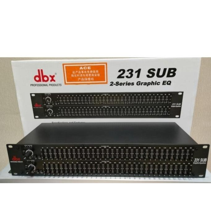 Promo Equalizer Dbx 231 Sub / Dbx 231Sub Output Sub Grade A