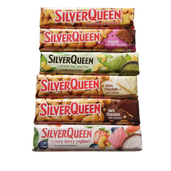 

PAKET HEMAT SILVERQUEEN 65/62 g GEPENG kemasan besar