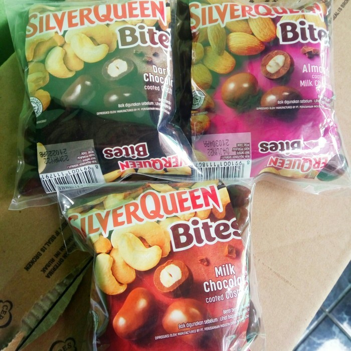 

REPACK EDITION 500 gram - SILVERQUEEN BITES - COKLAT MEDE - ALMOND