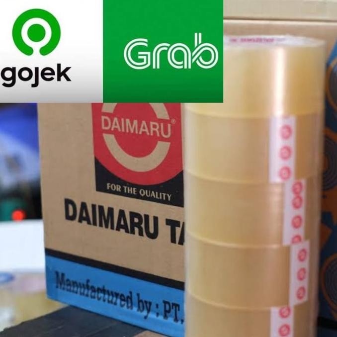 

LAKBAN DAIMARU TAPE BENING 2"X90YRD(DUST @ 72 ROLL) KHUSUS GOSEND/GRAB ASLI