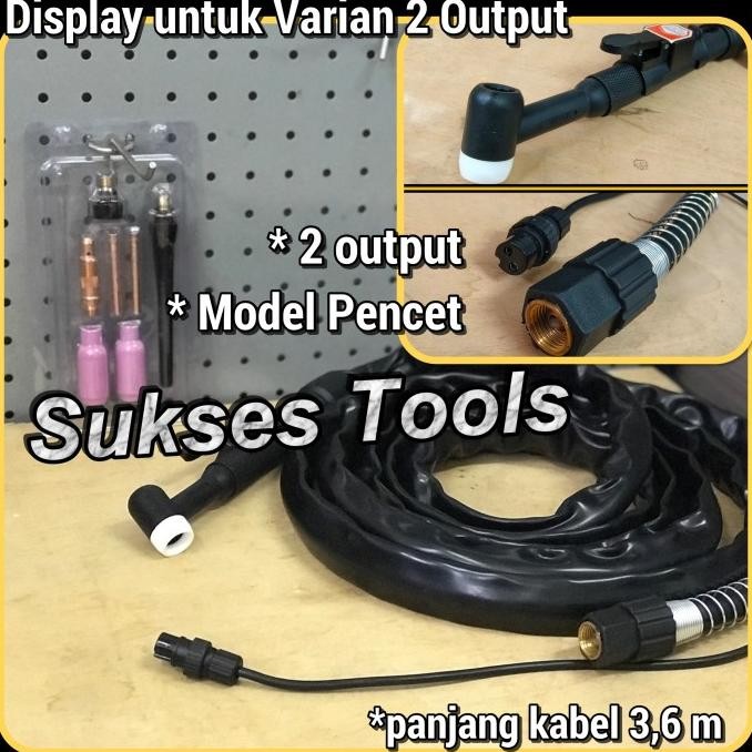 Tersedia Stang Las Argon Tang Las Argon Puter Pencet Tig Torch Manual Otomatis