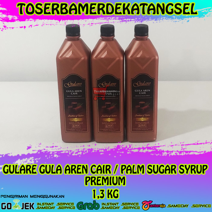

Gulare Palm Sugar Syrup (Gula Aren Cair) Premium 1.3 Kg
