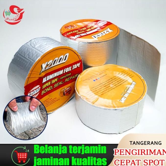 

SUPER TAPE X2000/LAKBAN ANTI BACOR/ALUMINIUM FOIL TAPE ASLI