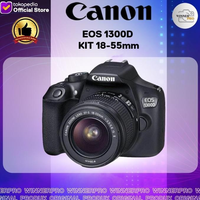 Kamera Canon Eos 1300D Kit 18-55Mm / Canon 1300D / Eos 1300D
