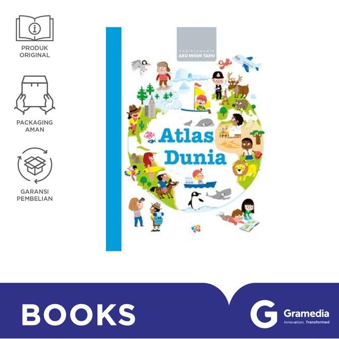 

New Gramedia Buku ENSIKLOPEDIA AKU INGIN TAHU: ATLAS DUNIA