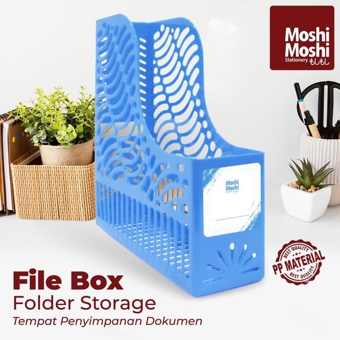 

4 Pcs File Box Moshi Folder Storage Elegan Tempat Penyimpanan Dokumen