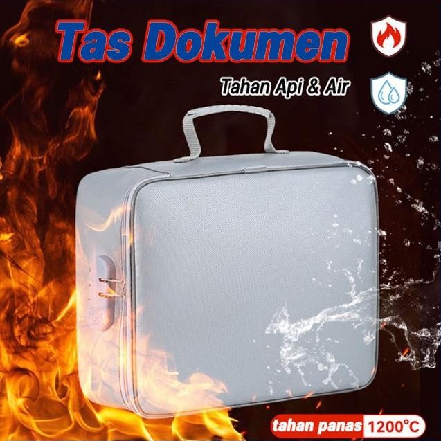 

Tas Dokumen Tahan Api Dan Air /Tas Dokumen Travel Bag/Tempat Berkas Map/Tas Dokumen