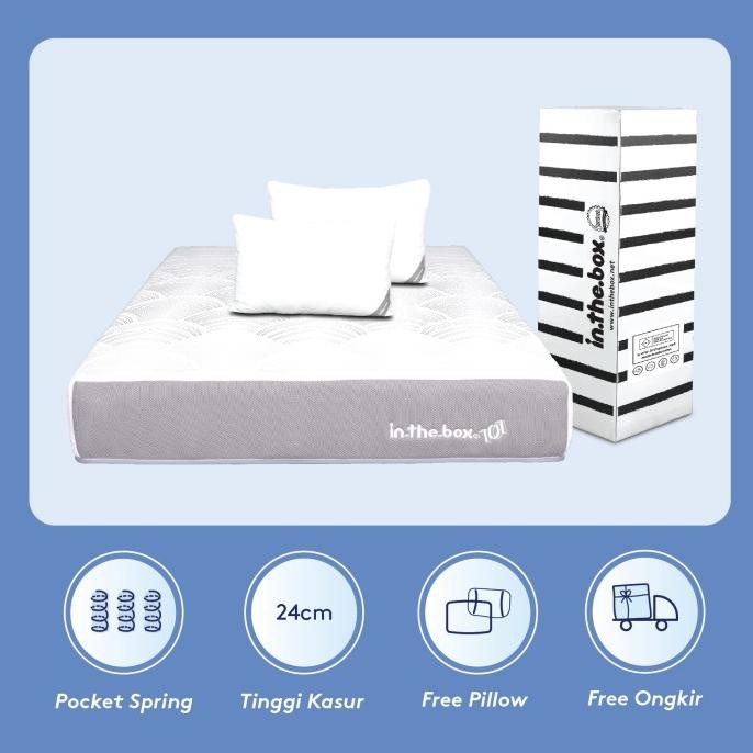 Kasur Springbed 101 Ukuran 90x200 (Single) FREE BANTAL