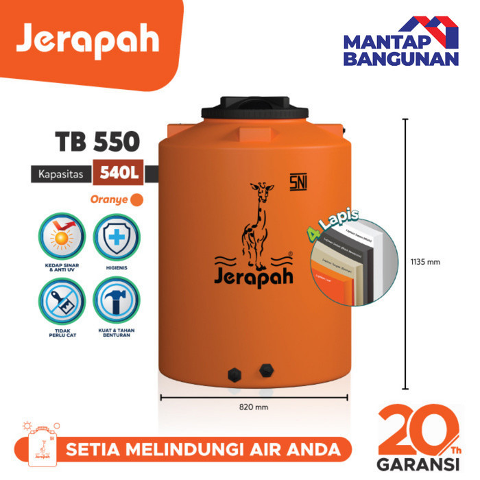 Tangki Air Jerapah TBJ 550 (540 Liter)