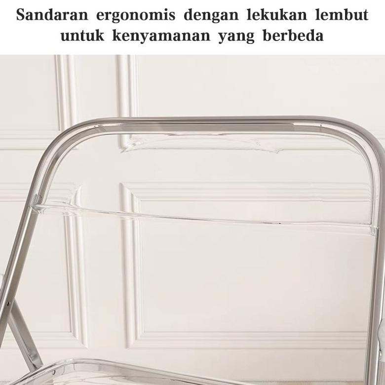 Kursi Lipat Outdoor / Kursi Aesthetic / Kursi Lipat / Kursi Cafe / Kursi Plastik Lipat / Kursi Plast
