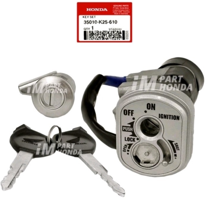 TERBARU kunci kontak+kunci jok Honda beat fi 2012-2016 beat pop