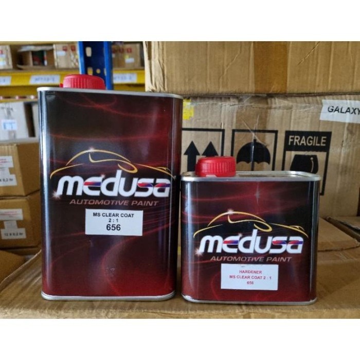 TERBARU Medusa Ms Clear Coat 656 & Hardener Termurah  HOT SALE