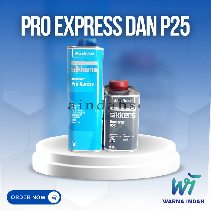 TERBARU Sikkens Pro Xpress Clear Ltr + Hardener P25 0.5Ltr