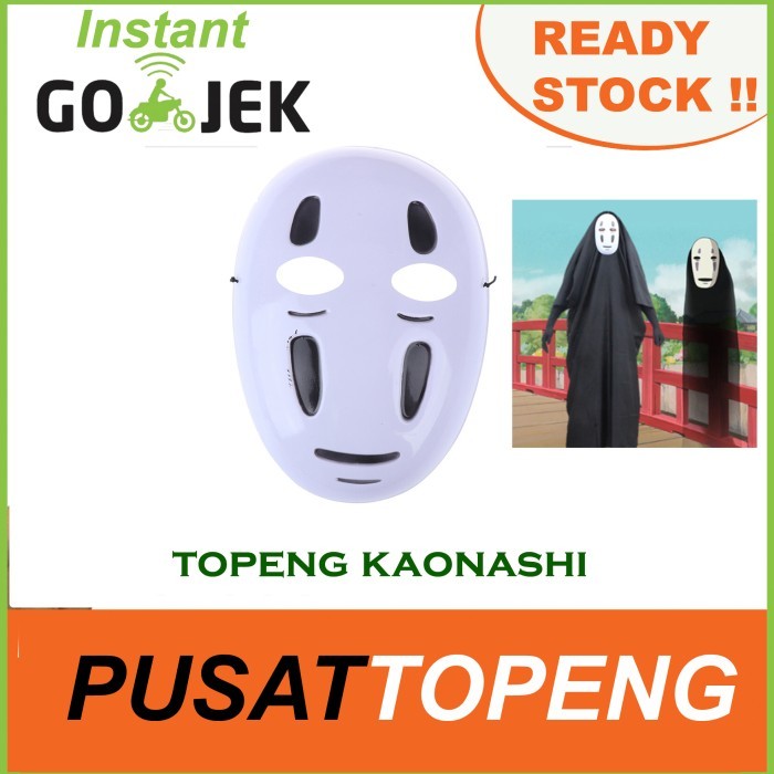 BRG BARU kaonashi mask spirited away topeng hantu jepang