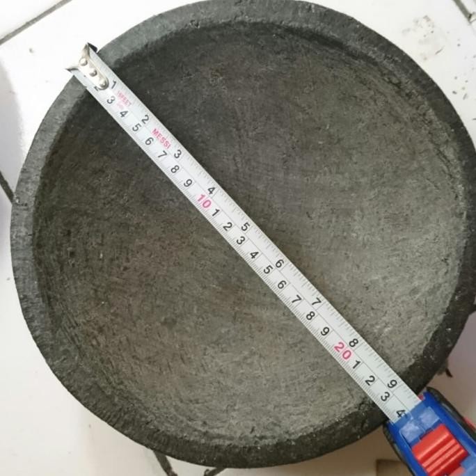 

cobek batu asli ukuran 24 + ulekan AS78