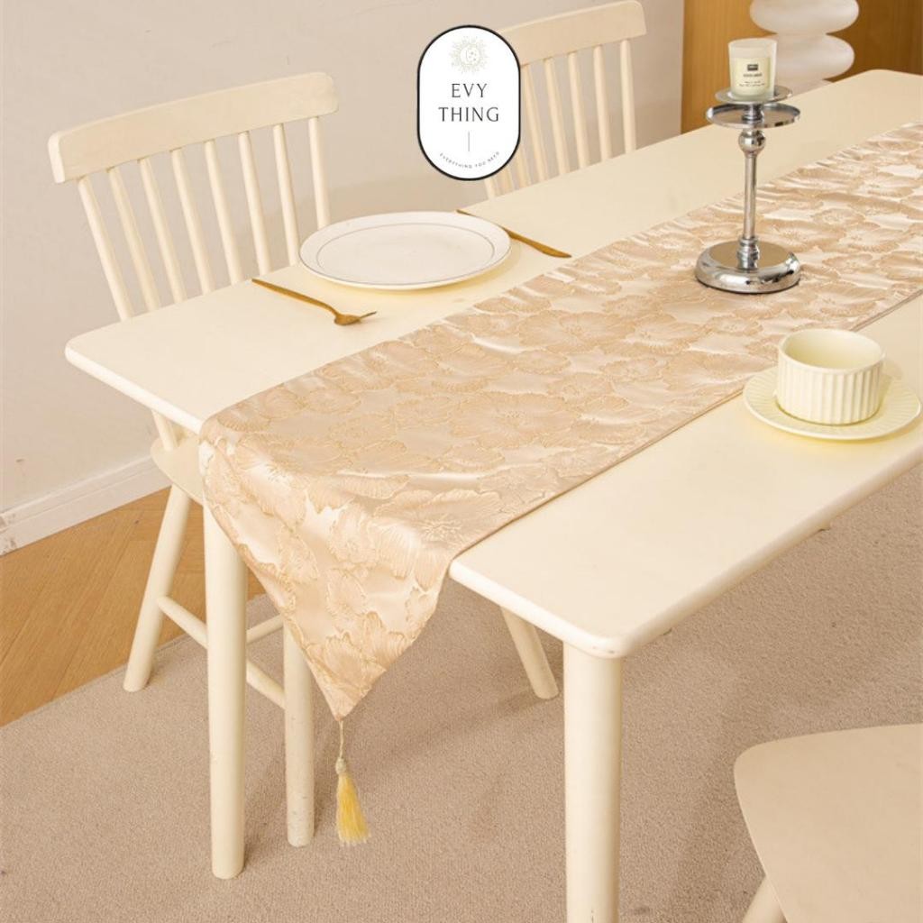 Taplak Meja Tamu Panjang Taplak Meja Tengah Table Runner Aesthetic Mewah Import