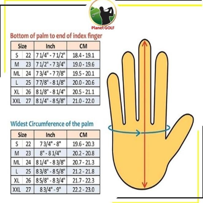 GLOVE GOLF LEATHER SARUNG TANGAN KULIT PRIA WARNA PUTIH KIRI