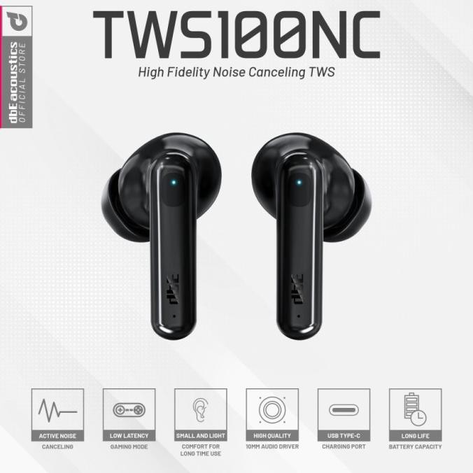 Dbe Tws10 V2 High Fidelity Tws Bluetooth Earphone Enc Microphone