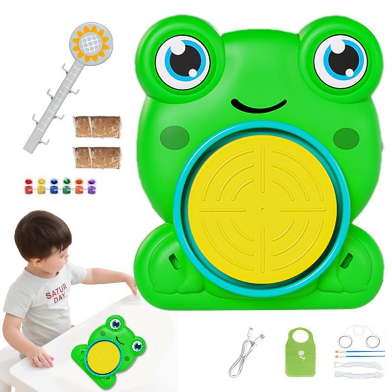 Mini Pottery Wheel Small Ceramic Pottery Machine Kids Craft