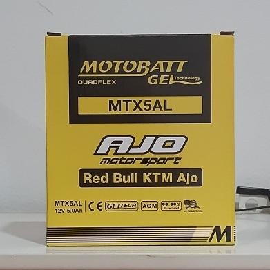 Aki Motor Yamaha Mio Smile, Mio Sporty Motobatt Mtx5Al Aki Kering