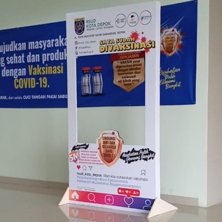 Jual Frame Photobooth Instagram, Multiplek Ukuran 120 x 210