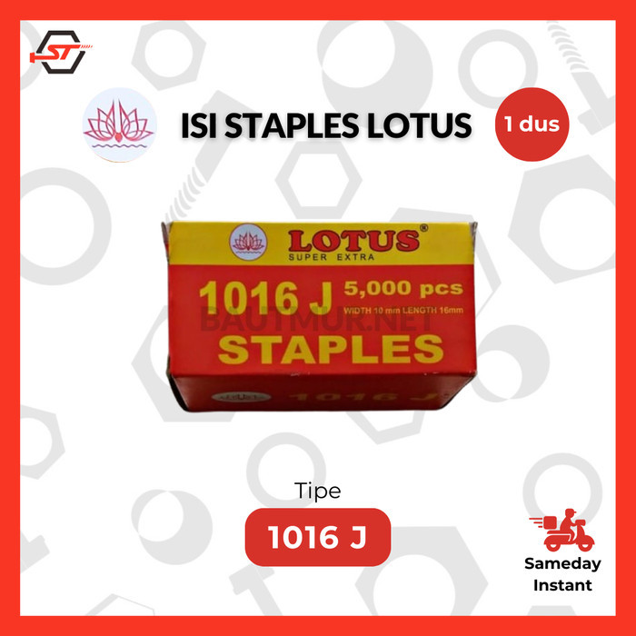 

Isi Staples Tembak 1016J Refill Staples Tembak Isi Stapler Lotus