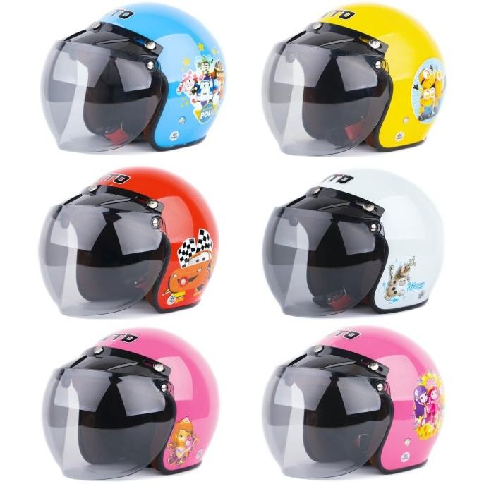 [Helm Anak] Wto Helm Anak Retro Neo