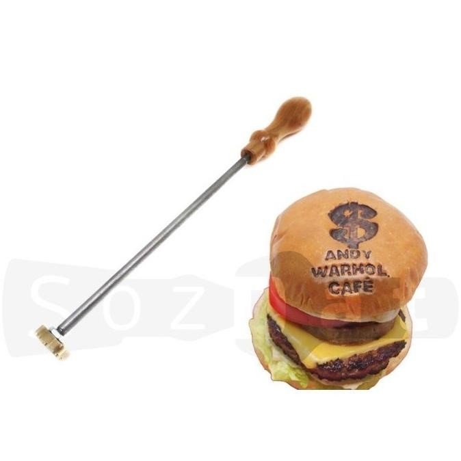 

Sale Stamp Roti Burger Stamp / Stamping Burger / Branding Burger / Stempel Burger