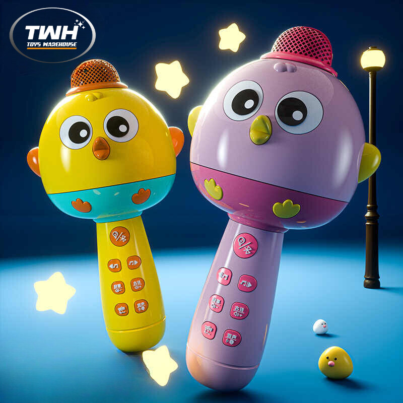 Hotss Mic Karaoke Anak Bluetooth Canggih Model Terbaru Chicken Version Bisa Konek Bluetooh & Ganti