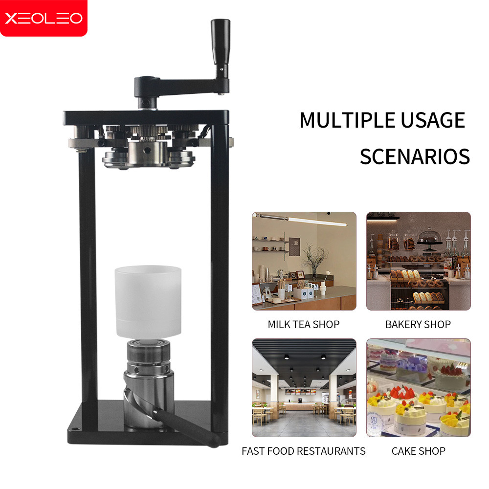 XEOLEO Desktop Manual Rotary Can Seamer 55MM PET Plastic